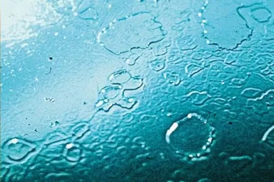 Водныя плямы на ЛКП